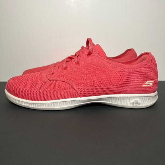 Womens SKECHERS Go Step Lite Align Pink Comfort Shoes / Size 11 - Picture 3 of 8